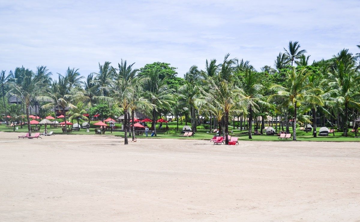 Nusa Dua is a resort village on the island of Bali.