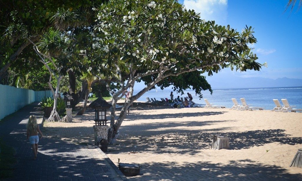 Sanur Beach. A haven for retirees and children on the island of Bali