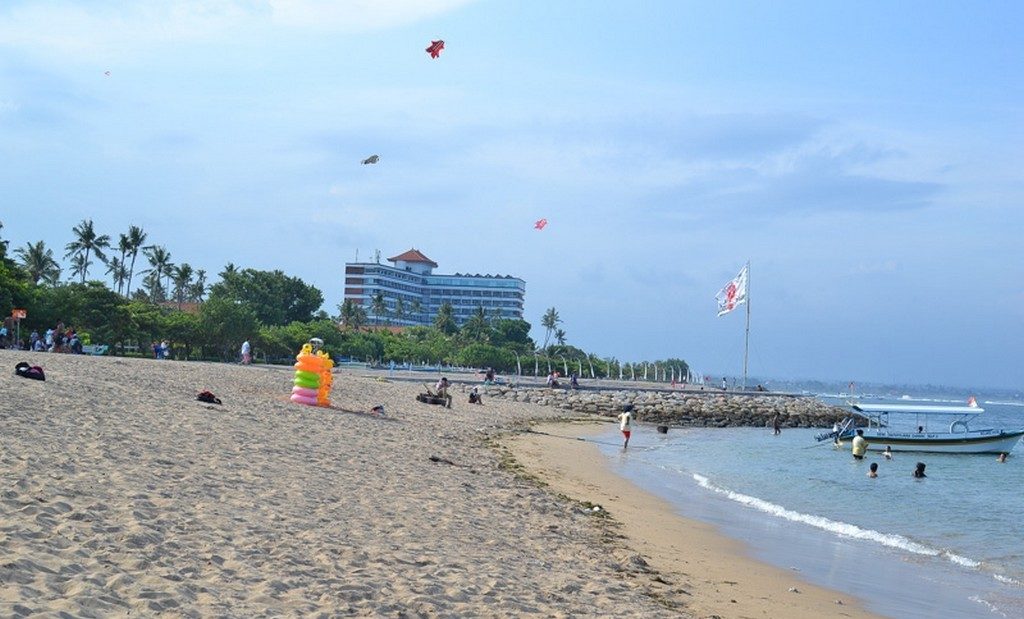 Sanur Beach. A haven for retirees and children on the island of Bali