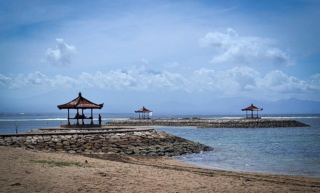 Sanur Beach. A haven for retirees and children on the island of Bali