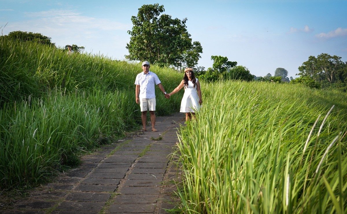 Artist's Trail or the Campuhan Ridge walk in Ubud