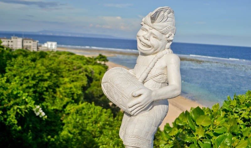 Nusa Dua is a resort village on the island of Bali.