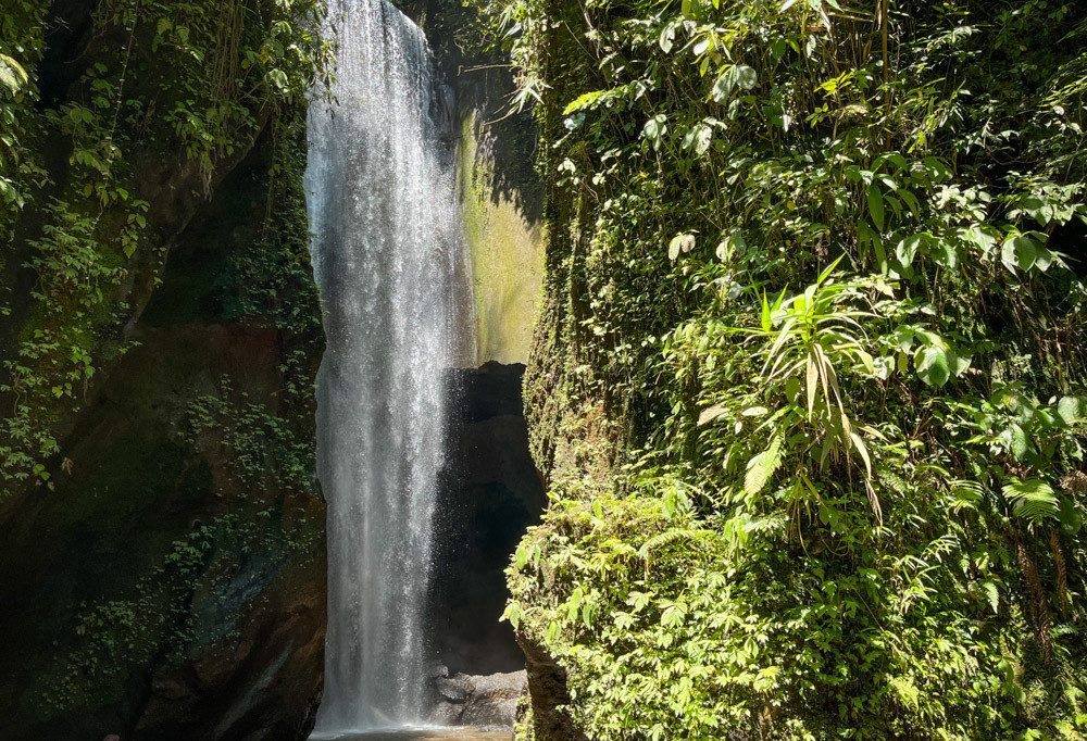 Goa Raja Waterfall - a wonderful space for children and their parents.